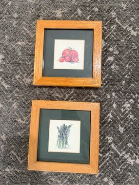 Pair of Vintage Brett Ryan kitchen prints